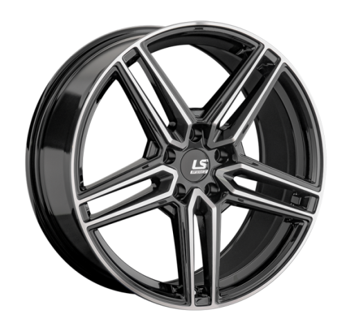Колесный диск LS RC79 8.5x19/5x108 D63.4 ET40 BKF купить в Самаре фото №1