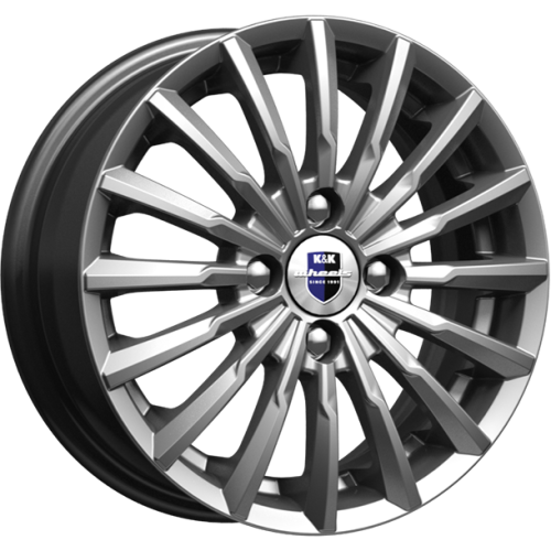 Колесный диск K&K Акцент 7x17/5x114.3 D67.1 ET41 Дарк Плати купить в Самаре фото №1