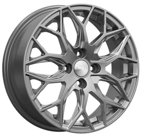 Колесный диск Скад Фабиан 6x16/4x100 D60.1 ET37 Графит купить в Самаре фото №1