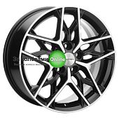 Khomen Wheels KHW1709 (DFM580) 7x17/5x110 ET45 D67,1 Black-FP