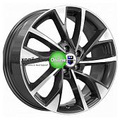 K&K Роквуд (КС900) 7x17/5x105 ET38 D56,6 Алмаз черный