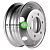 Asterro 6/222,25/164/123 6,75x17,5/6x222,25 ET123 D164 M20 Silver (1769D) (б/к)