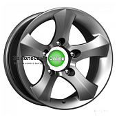 K&K Айсберг (КС662) 8x16/5x139,7 ET-10 D110,1 Дарк платинум