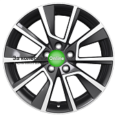 Khomen Wheels KHW1802 (Kodiaq/Tiguan) 7x18/5x112 ET43 D57,1 Black-FP