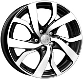 K&K Палермо-оригинал (КС607) 6,5x16/5x114,3 ET46 D67,1 Алмаз черный