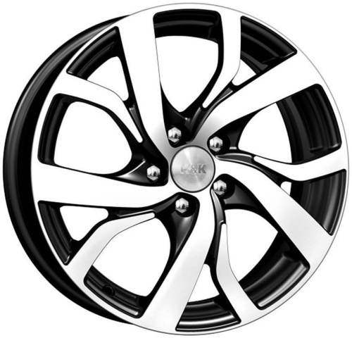 K&K Палермо-оригинал (КС607) 6,5x16/5x114,3 ET46 D67,1 Алмаз черный фото №2