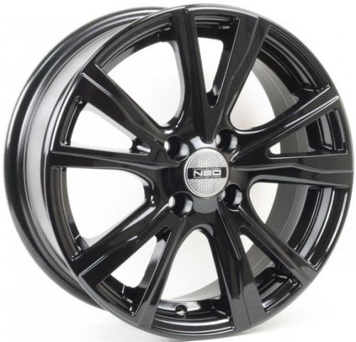 Колесный диск Neo 674 6x16/4x100 D60.1 ET45 Черный глянцевый купить в Самаре фото №1
