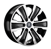 Replay HV17 8x18/6x139.7 D75.1 ET42 Чёрный глянцевый с полированной лицевой частью