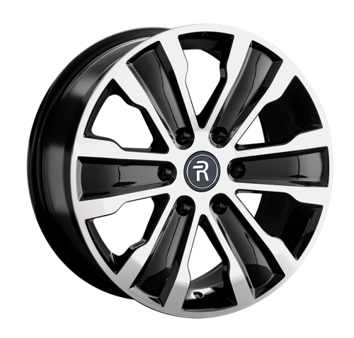 Колесный диск Replay HV17 8x18/6x139.7 D75.1 ET42 Чёрный полностью полированный купить в Самаре фото №1
