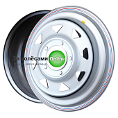 Off-Road Wheels УАЗ (треуг. мелкий) 8x16/5x139,7 ET-19 D110 Серебристый
