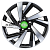 Khomen Wheels KHW1801 (Xceed/CX-3/5) 7,5x18/5x114,3 ET45 D67,1 Black-FP