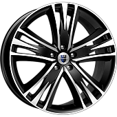 K&K Атлас 8.5x20/5x120 D64.1 ET45 Алмаз Черн