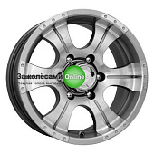 K&K Байконур (КС465М) 8x16/5x139,7 ET0 D110,1 Дарк платинум