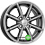 K&K Sportline 6x14/4x100 D67.1 ET40 Черный глянцевый с полированными элементами лицевой поверхности